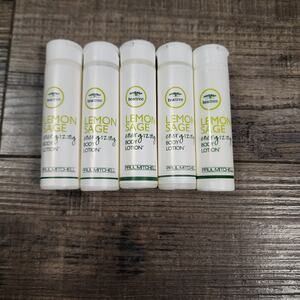 New Paul Mitchell Lemon Sage Body Lotion 5 travel size bottles .7oz each b34